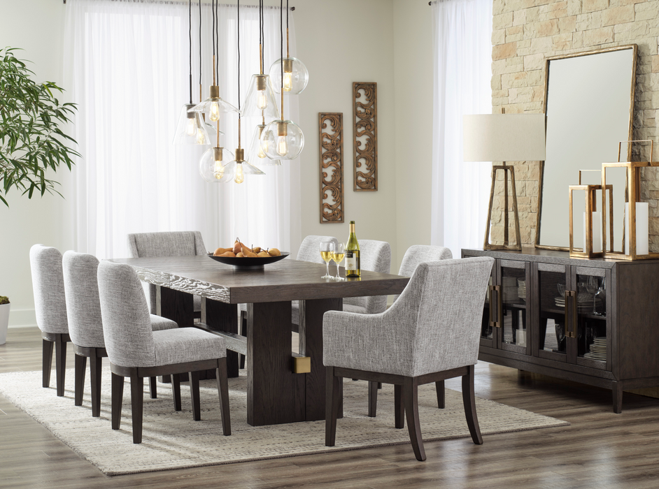 CLEARANCE Burkhaus - 9 PC Dining Room Set