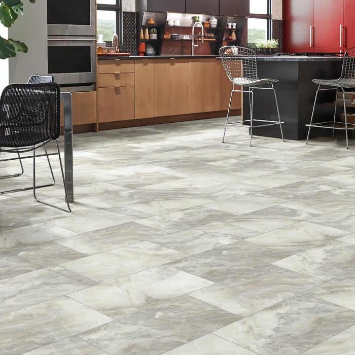 Shaw - 1022V - Paragon Tile Plus - White Onyx - Vinyl Flooring