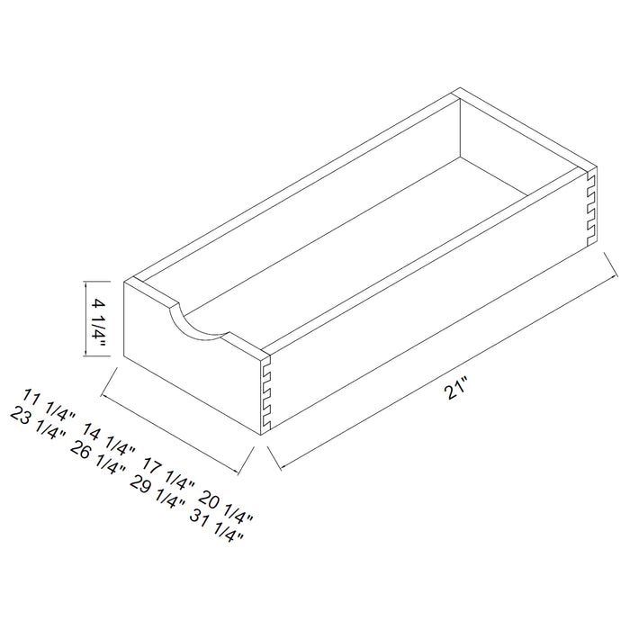 TA Cabinetry - Roll Out Tray
