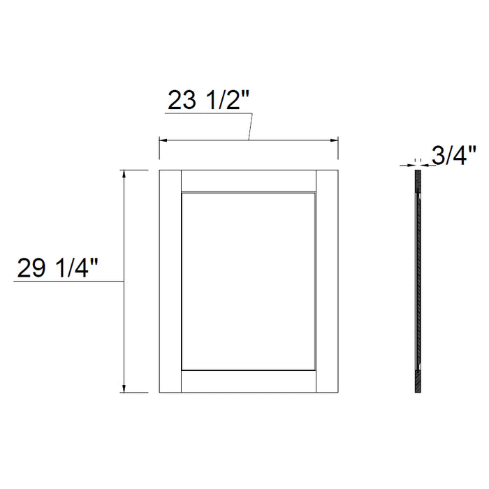 TA Cabinetry - Base Decorative End Panel