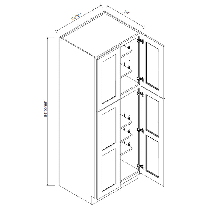 TA Cabinetry - Double Door Tall Pantry