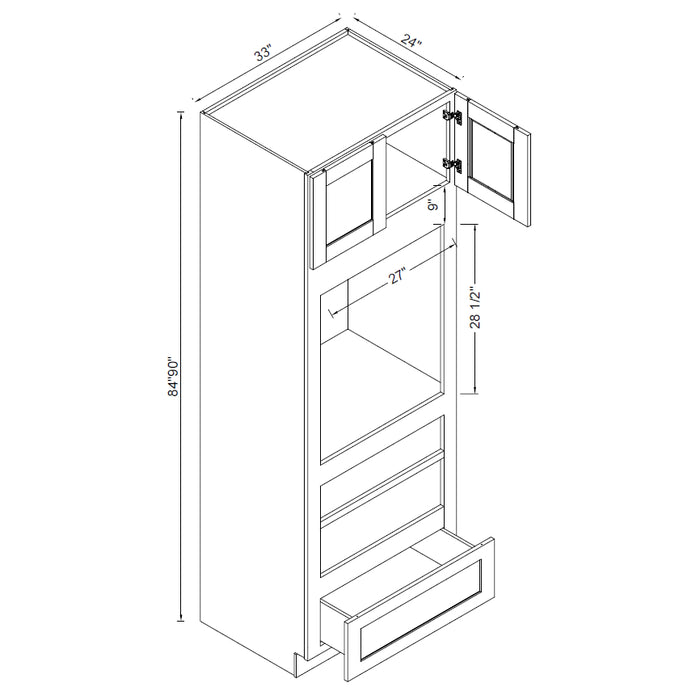 TA Cabinetry - Double Oven Cabinet