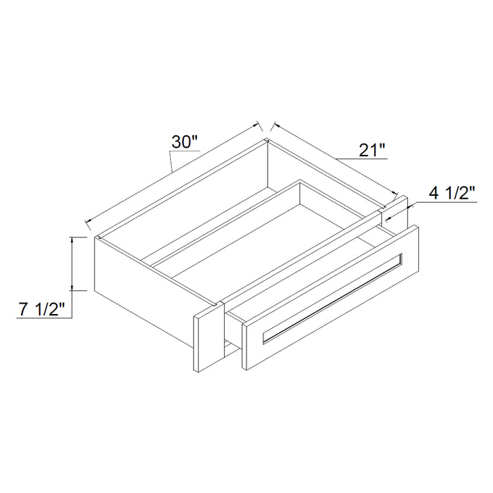 TA Cabinetry - Knee Drawer
