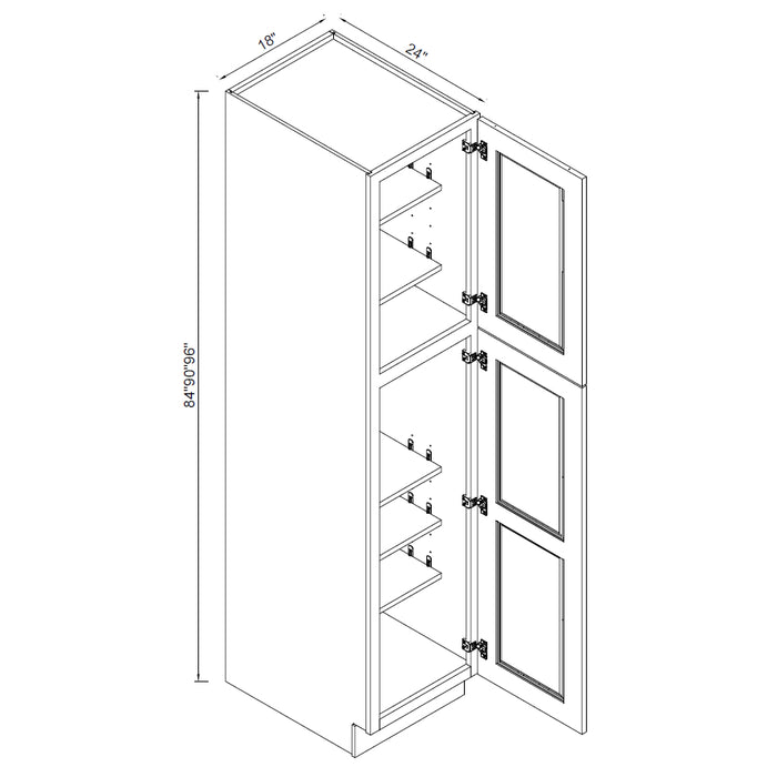 TA Cabinetry - Single Door Tall Pantry