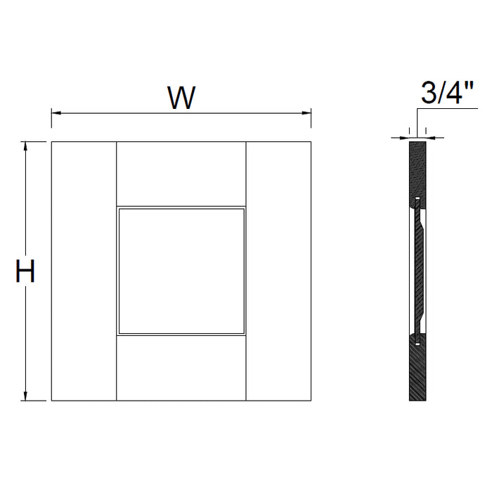 TA Cabinetry - Wall Decorative End Panel