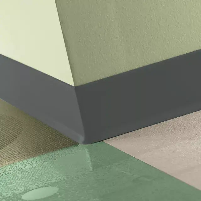 Rubber Cove Base - 4 x 12 1/8 TOE - Black