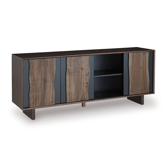 CLEARANCE Welby - Accent Cabinet - Brown / Charcoal