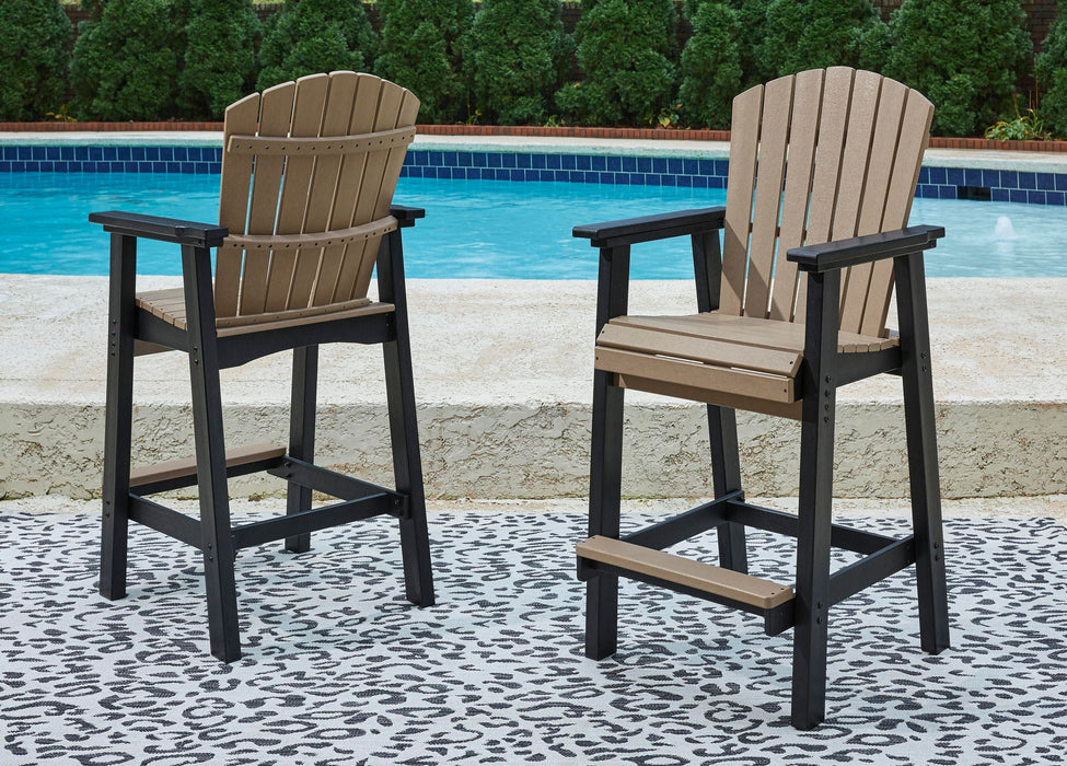 Fairen Trail - Black/Driftwood - Tall Barstool
