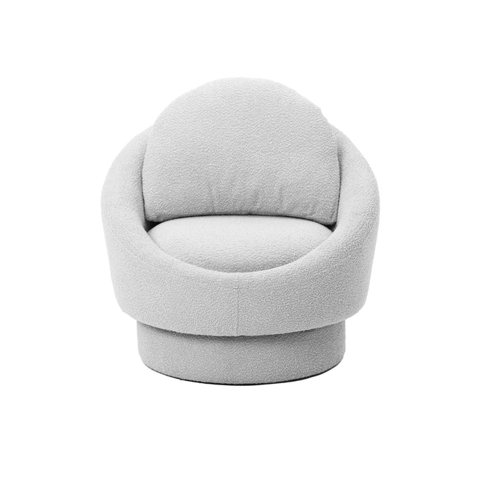 Sammy - Boucle Swivel Lounge Chair