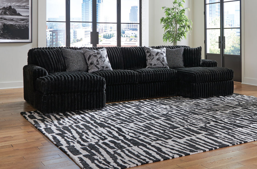 Midnight-Madness - Sectional Set - Cleveland Home Outlet