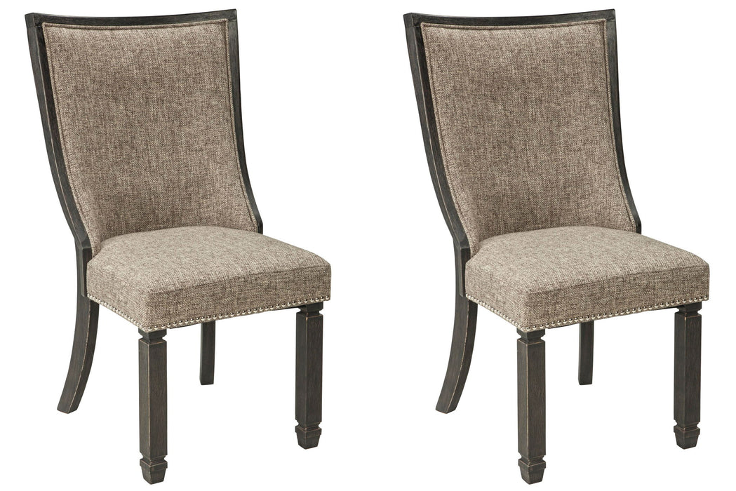 Tyler Creek - Black/Grayish Brown - Dining UPH Side Chair