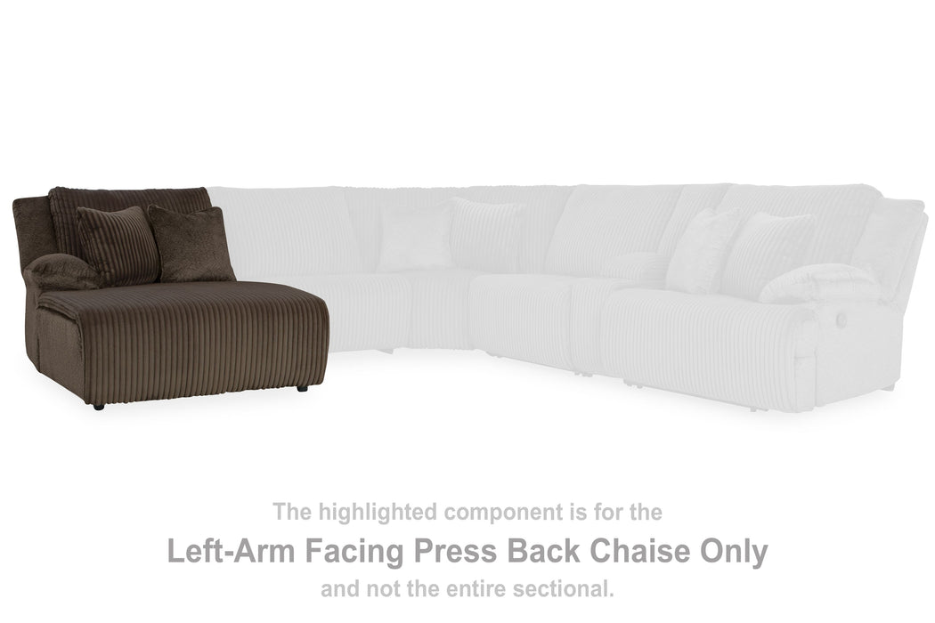 Top Tier - Chocolate - Laf Press Back Chaise