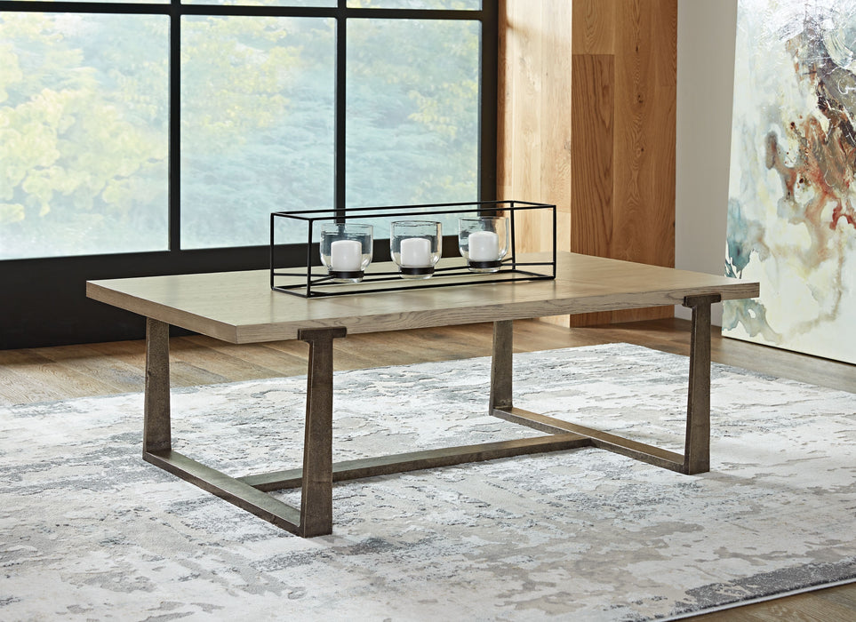 Dalenville - Gray - Rectangular Cocktail Table