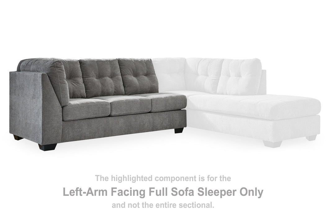 Marleton - Gray - Laf Full Sofa Sleeper
