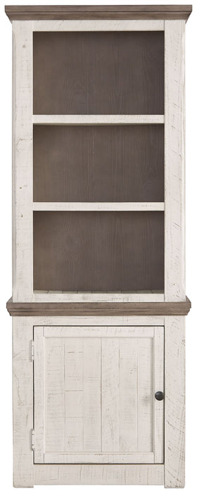 Havalance - Left Pier Cabinet - Brown / Beige