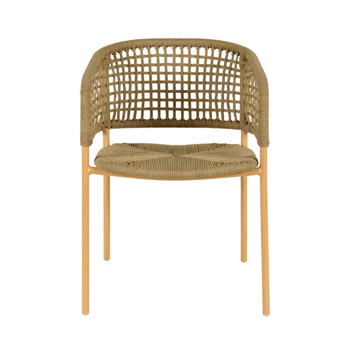 Niel - Finish Outdoor Dining Chair - Natural Oak