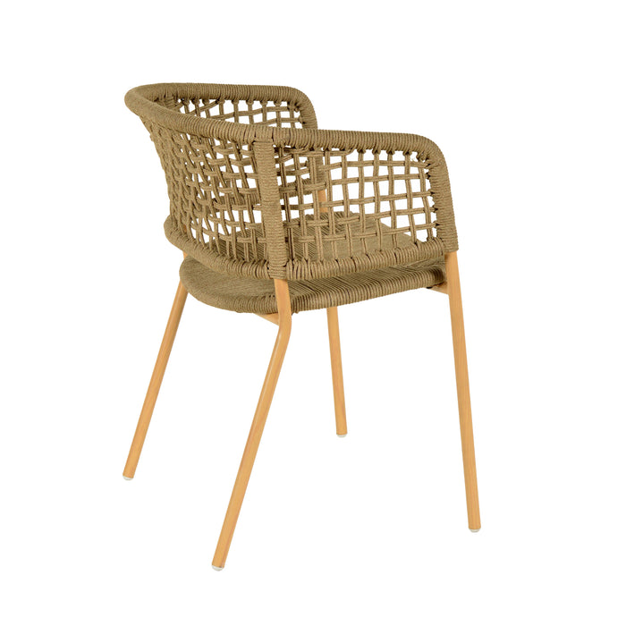Niel - Finish Outdoor Dining Chair - Natural Oak