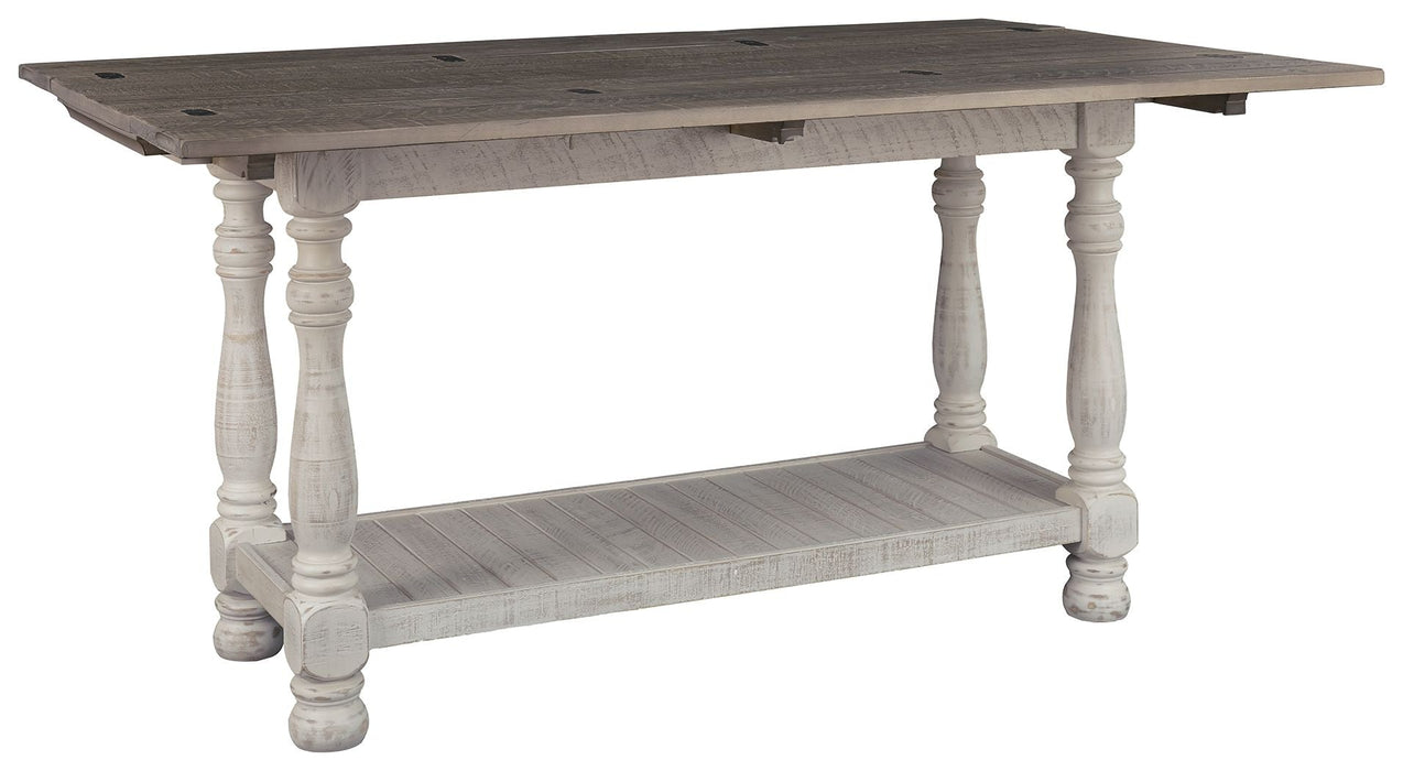 HOT BUY Havalance - Gray / White - Flip Top Sofa Table