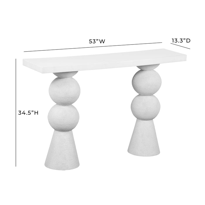 Lupita - Console Table - White