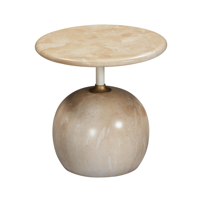 Mire - Faux Marble Side Table - Rose
