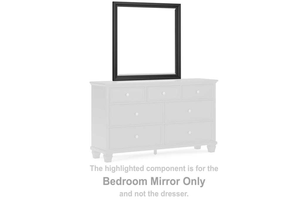 Lanolee - Black - Bedroom Mirror