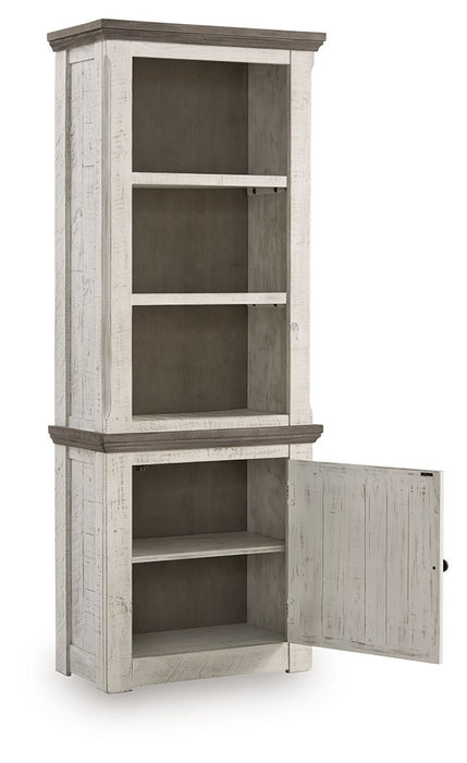 Havalance - Right Pier Cabinet - Brown / Beige