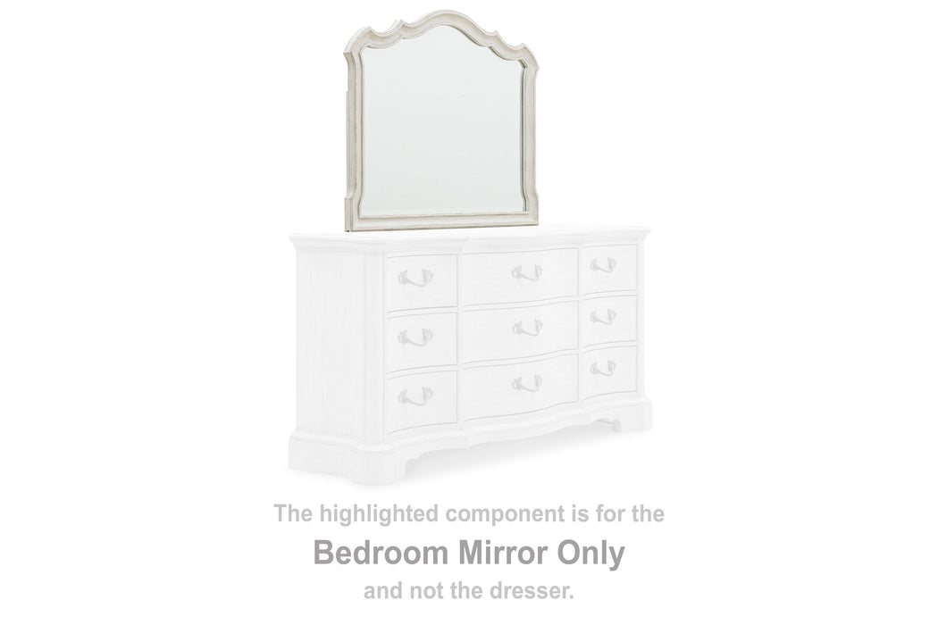 Arlendyne - Antique White - Bedroom Mirror