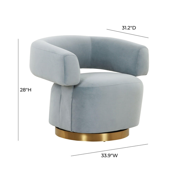 River - Velvet Accent Chair