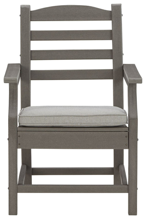 Visola - Arm Chair With Cushion (Set of 2) - Gray