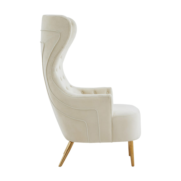 Jezebel - Velvet Wingback Chair