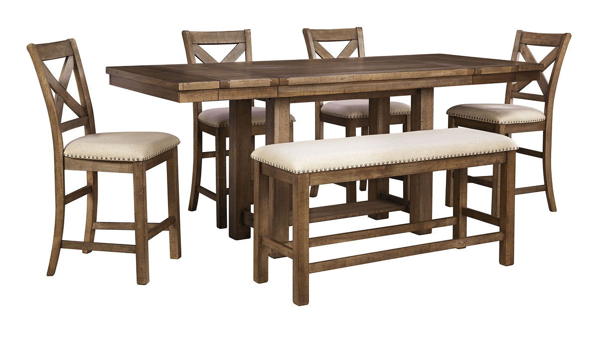HOT BUY Moriville - Rectangular Dining Table Set - Counter Height