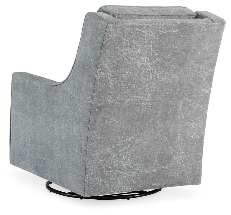 Kambria - Ash - Swivel Glider Accent Chair
