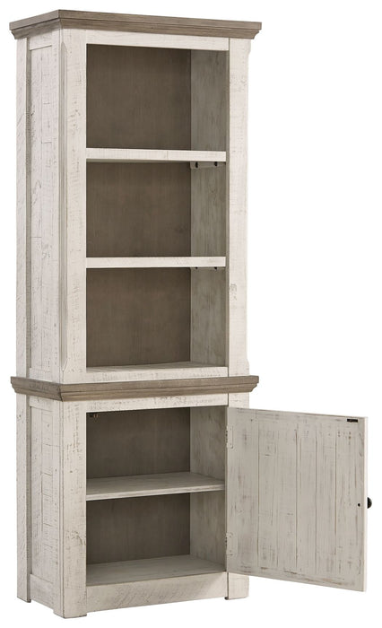 Havalance - Right Pier Cabinet - Brown / Beige