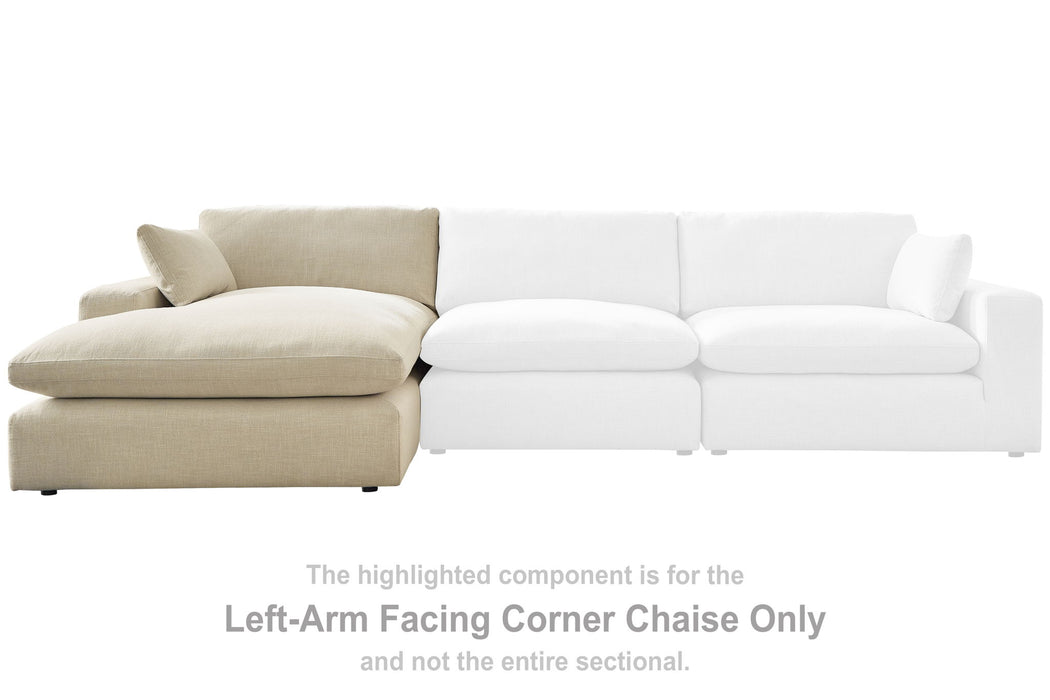 Elyza - LAF Corner Chaise - Linen