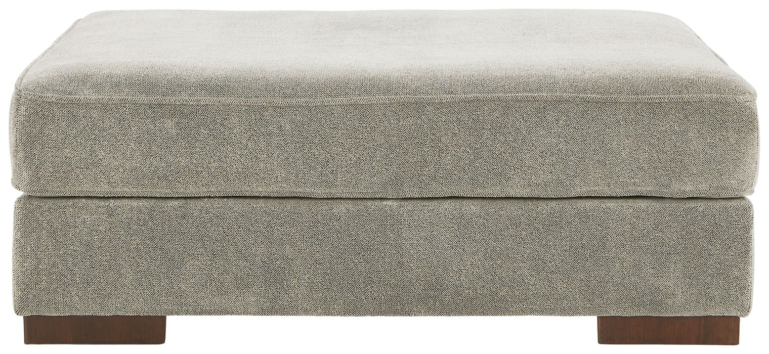 Bayless - Oversized Accent Ottoman - Smoke