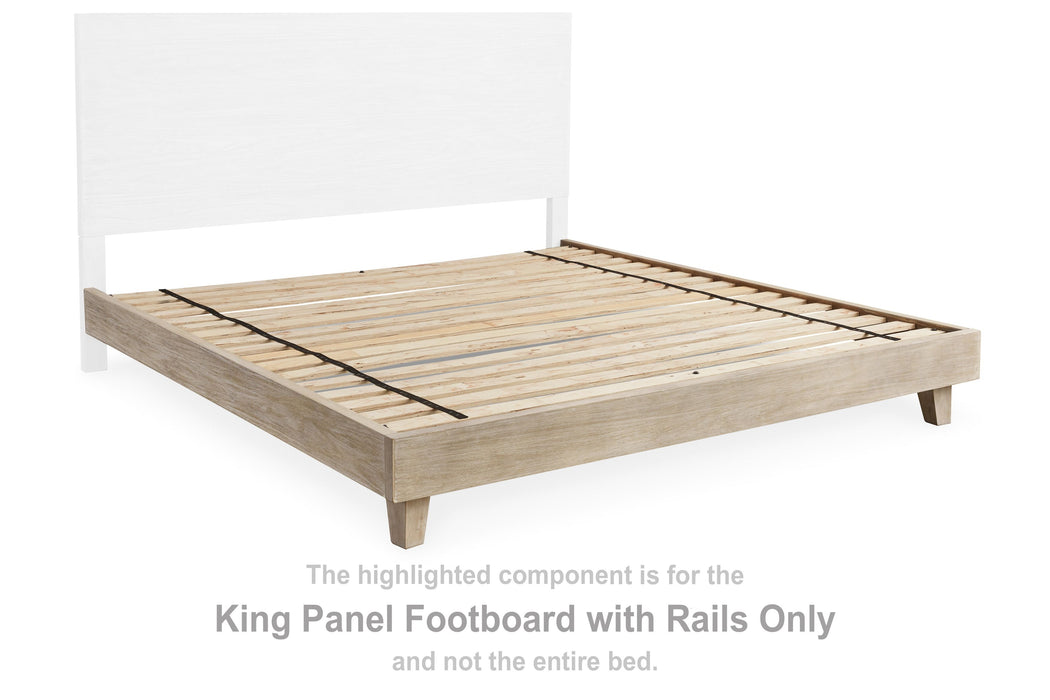 Michelia - Bisque - King Panel Ftbd/Rails/Roll Slats