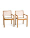 Set Of 2 Outdoor Acacia Wood Stacking Dining Chairs Cleveland Home Outlet (OH) - Furniture Store in Middleburg Heights Serving Cleveland, Strongsville, and Online