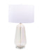 Lustre Sanded Glass Lamp On Crystal Base Clear Cleveland Home Outlet (OH) - Furniture Store in Middleburg Heights Serving Cleveland, Strongsville, and Online