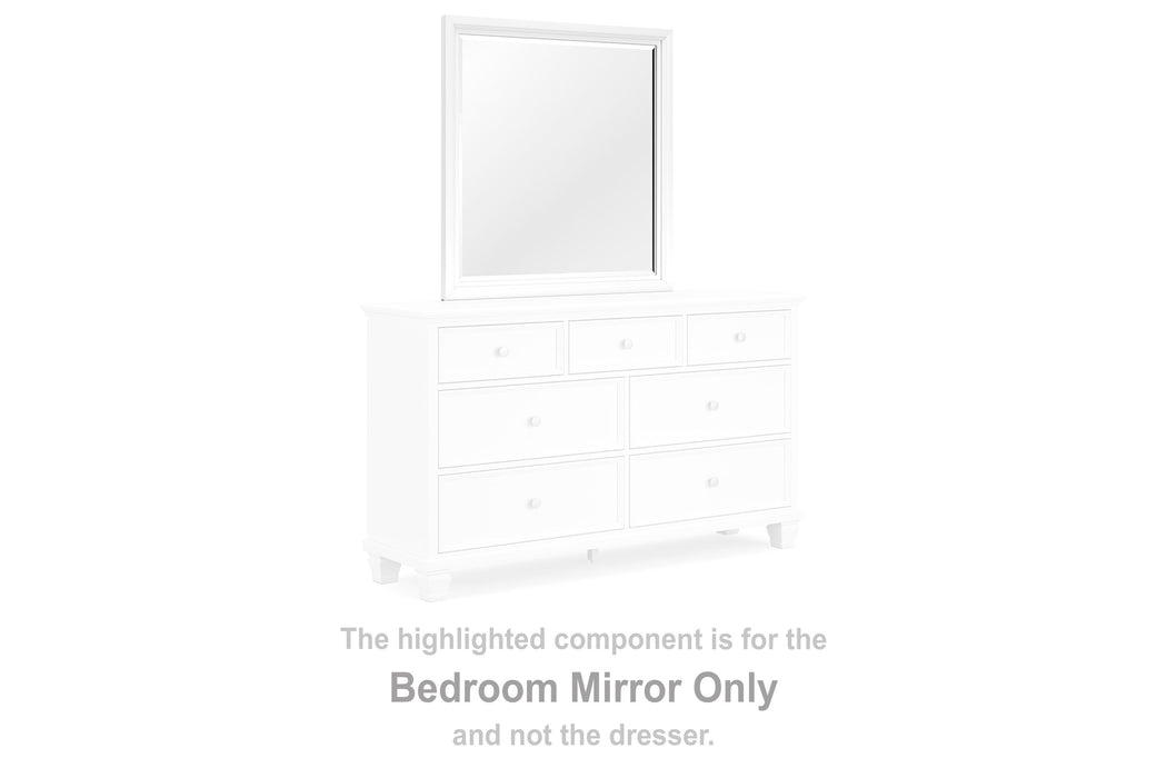 Fortman - White - Bedroom Mirror
