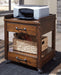 Baldridge - Rustic Brown - Printer Stand Cleveland Home Outlet (OH) - Furniture Store in Middleburg Heights Serving Cleveland, Strongsville, and Online