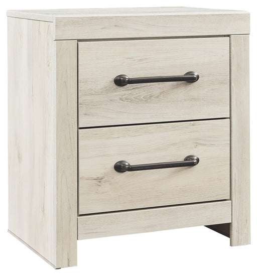 Cambeck - Whitewash - Two Drawer Night Stand Cleveland Home Outlet (OH) - Furniture Store in Middleburg Heights Serving Cleveland, Strongsville, and Online