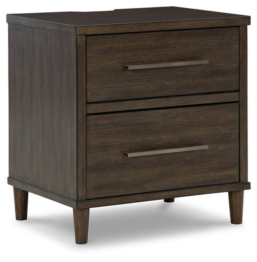 Wittland - Brown - Two Drawer Night Stand Cleveland Home Outlet (OH) - Furniture Store in Middleburg Heights Serving Cleveland, Strongsville, and Online