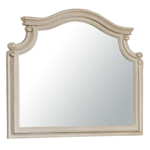 Realyn - Chipped White - Bedroom Mirror Cleveland Home Outlet (OH) - Furniture Store in Middleburg Heights Serving Cleveland, Strongsville, and Online