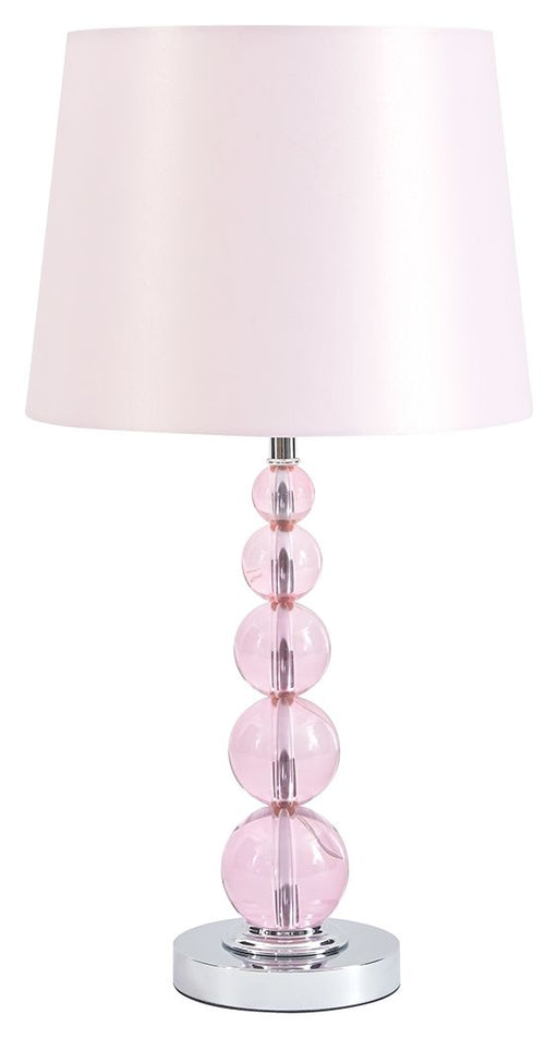 Letty - Pink - Crystal Table Lamp Cleveland Home Outlet (OH) - Furniture Store in Middleburg Heights Serving Cleveland, Strongsville, and Online