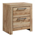 Hyanna - Tan - Two Drawer Night Stand Cleveland Home Outlet (OH) - Furniture Store in Middleburg Heights Serving Cleveland, Strongsville, and Online