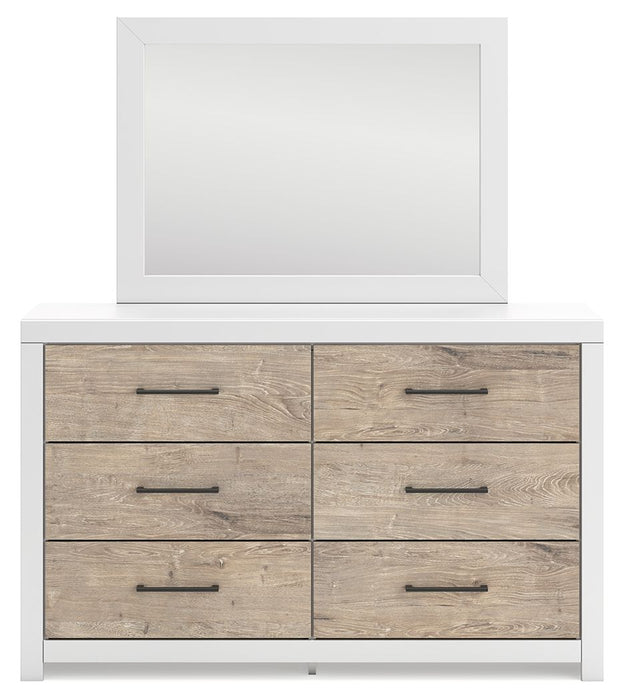 Charbitt - Two-tone - Dresser And Mirror