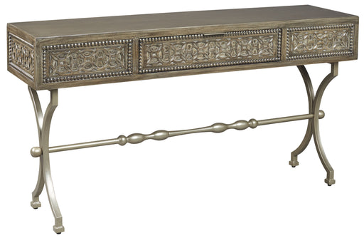 Quinnland - Antique Black - Console Sofa Table Cleveland Home Outlet (OH) - Furniture Store in Middleburg Heights Serving Cleveland, Strongsville, and Online