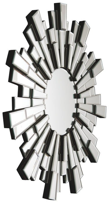 Braylon - Metallic - Accent Mirror Cleveland Home Outlet (OH) - Furniture Store in Middleburg Heights Serving Cleveland, Strongsville, and Online