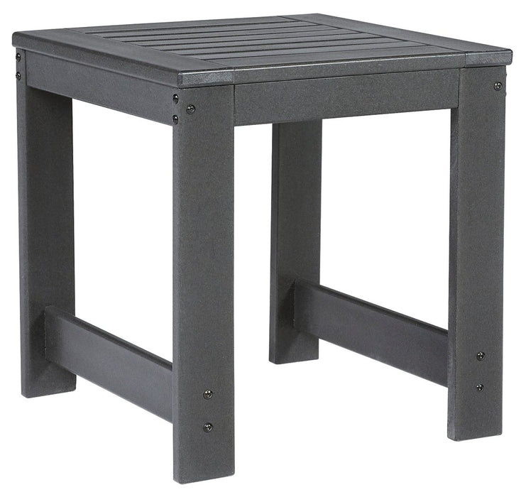 Amora - Charcoal Gray - Square End Table Cleveland Home Outlet (OH) - Furniture Store in Middleburg Heights Serving Cleveland, Strongsville, and Online