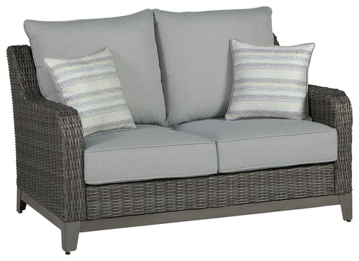 Elite Park - Gray - Loveseat W/Cushion Cleveland Home Outlet (OH) - Furniture Store in Middleburg Heights Serving Cleveland, Strongsville, and Online